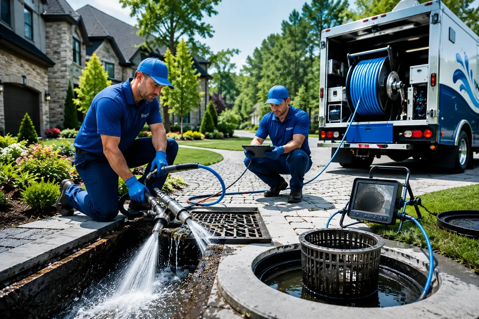 Local outdoor drain cleaning professionals in Casstown, OH